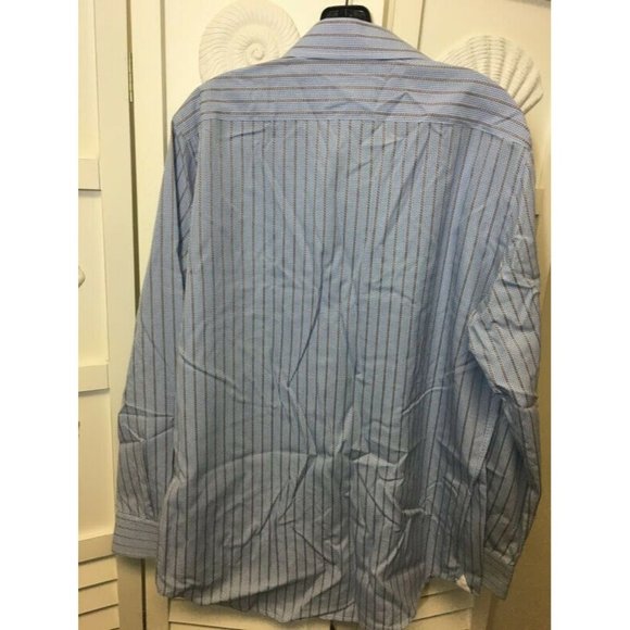 ROBERT GRAHAM EST.01 MENS SHIRT 41/16 BLUE CHECK EUC LONG SLEEVE 100% COTTON - Picture 8 of 10